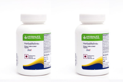 HERBALIFE OMEGA 3 (herballifeline Tablet) Pack Of 2(2 x 60 Tablets)