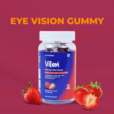 Viten Sharp Eye Vision Gummy ( Lutein, Astaxanthin & Zeaxanthin)(30 Tablets)