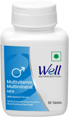 Modicare Well Multivitamin Multimineral Men With Herbal Extact(60 Tablets)