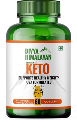 Divya Himalayan Keto Capsules for Weight Loss Natural & Advanced Fat Burner Supplement 800 MG(60 No)