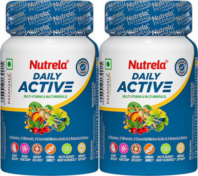 NUTRELA DAILY ACTIVE BIOFERMENTED CAPSULES(2 x 30 Capsules)
