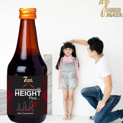 7Herbmaya Height Plus Height Growth Juice For Boys & Girls/Height Gain Juice/Height Growth(2 x 200 ml)
