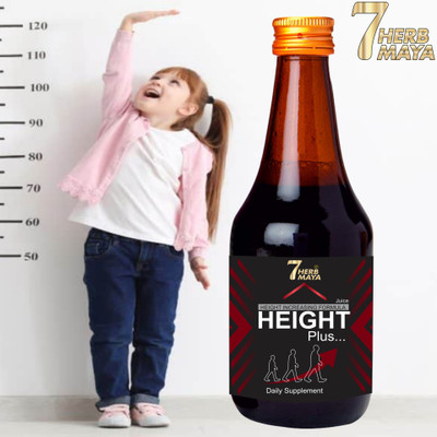 7Herbmaya Height Plus Juice for Height Growth | Hight Increase Juice For Boys' & Girls(2 x 200 ml)