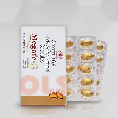 MEGAFE 3 Megafe-3 Bottle and Strips(30 Capsules)