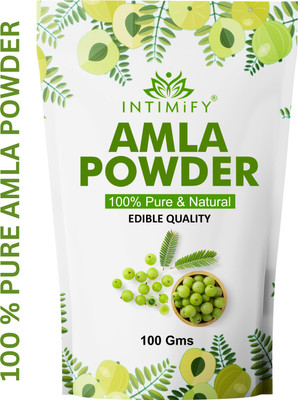 INTIMIFY Pure Amla Powder For Hair Growth | Ideal for Hair, Eating, Drinking & Skin(100 g)