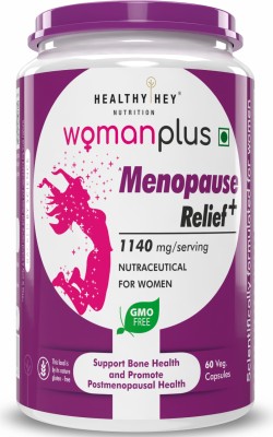 HealthyHey Nutrition Woman Plus Menopause Relief Postmenopausal Health(60 Capsules)