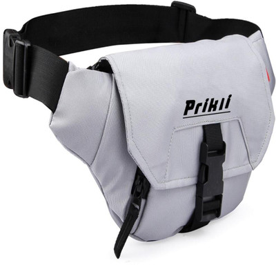 prikli Waist Bag for Men Women,Stylish Chest,Fanny Pouch,Belt Sport Bag waist bag(Grey)