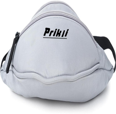 prikli chest bag mini bag fanny pack for men and women waist bag(Grey)
