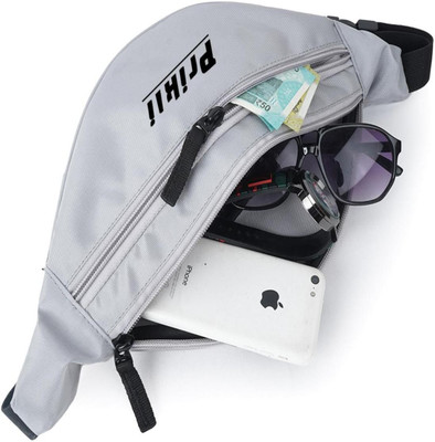 prikli Waist Bag for Men Women,Stylish Chest,Fanny Pouch waist bag(Grey)