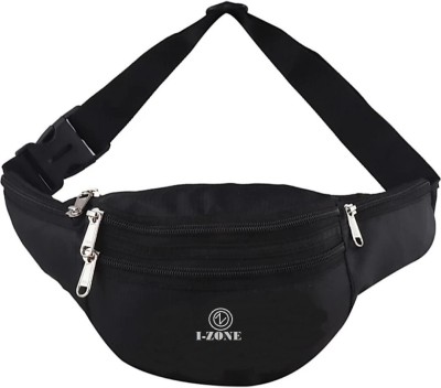 I-Zone stylish fashionable waist bag for men/women WAIST POUCH(Black)