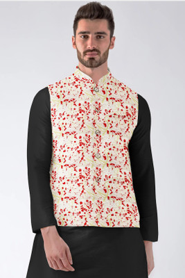 Shriyam Printed Men Waistcoat