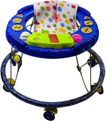 Lightly Musical Activity Walker With Parent Rod(Blue)