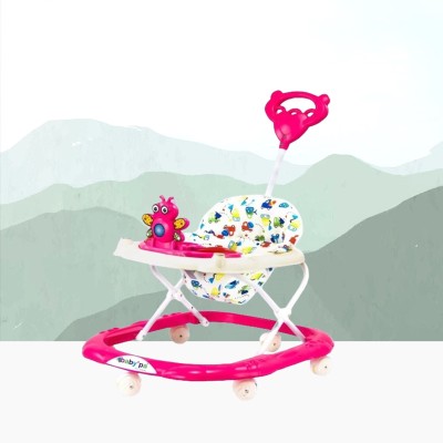 baby'pa Musical 3-in-1 Walker With Parent Rod(Pink)