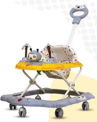 Little Creation Musical Activity Walker With Parent Rod(Yellow)