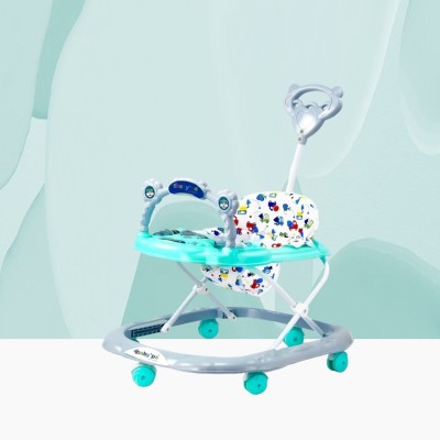 baby'pa Musical 3-in-1 Walker With Parent Rod(Green)