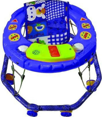Lightly Musical Activity Walker With Parent Rod(Blue)