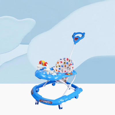 baby'pa Musical 3-in-1 Walker With Parent Rod(Blue)