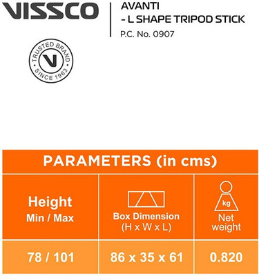 VISSCO P.C.NO.0907 Walking Stick