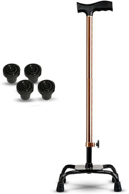cutfine Leg Walking Stick for Old Age Lightweight Walking Support Adjustable Height Walking Stick