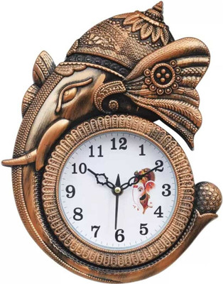 Analog Wall Clock(Multicolor, With Glass)