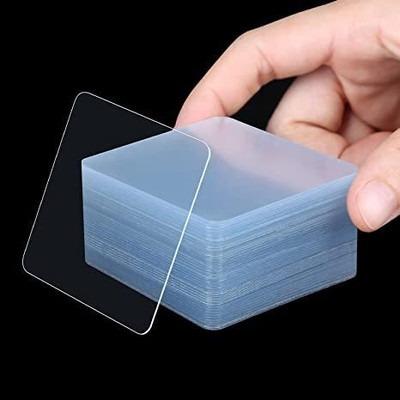 TAPAHPRIYAY 40pcs Double Sided Tape Heavy Duty Tap for Wall, Kitchen, Office, Wall, Car (Manual)(Set of 40, Transparent)