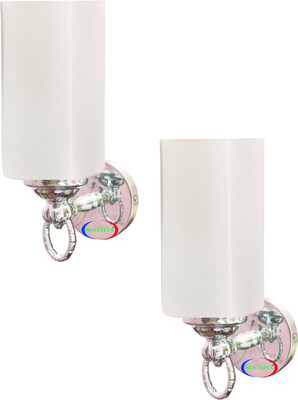 GLAMOROUS Uplight Wall Lamp Without Bulb(Pack of 2)