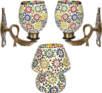 1st Time Uplight Wall Lamp Without Bulb(Pack of 3)