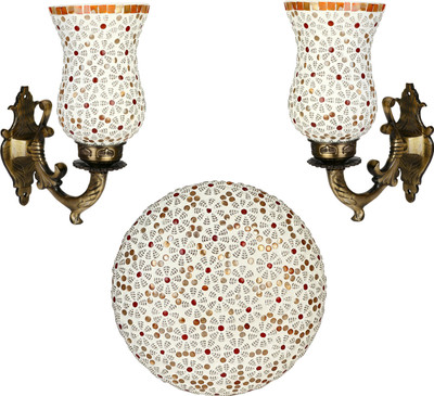 1st Time Uplight Wall Lamp Without Bulb(Pack of 3)