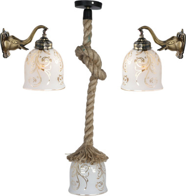 Somil Uplight Wall Lamp Without Bulb(Pack of 3)