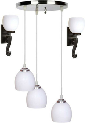 Somil Uplight Wall Lamp Without Bulb(Pack of 3)