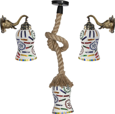 Somil Uplight Wall Lamp Without Bulb(Pack of 3)