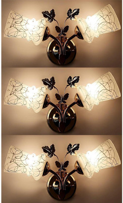 Somil Wallchiere Wall Lamp Without Bulb(Pack of 3)