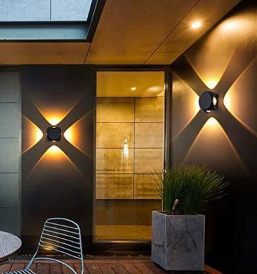 Online Generation Uplight Wall Lamp With Bulb(Pack of 2)