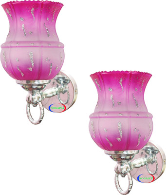 MRIYANGNI Uplight Wall Lamp Without Bulb(Pack of 2)