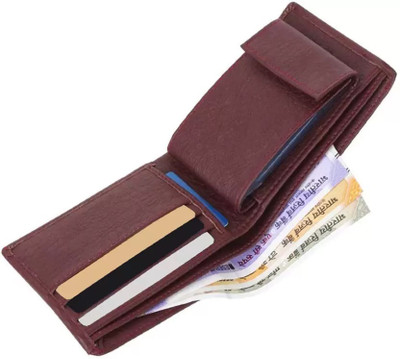Classic World Men Brown Artificial Leather Wallet(7 Card Slots)