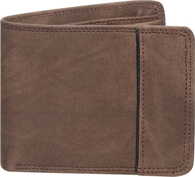 HENEDA Men Casual Brown Artificial Leather Wallet(5 Card Slots)