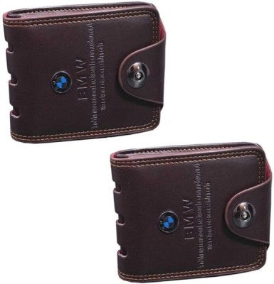 Samthroh Men Casual, Ethnic, Evening/Party, Formal, Travel, Trendy Brown Artificial Leather Wallet(7 Card Slots)