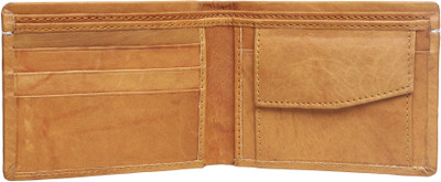 METRONAUT Men Tan Artificial Leather Wallet(5 Card Slots)
