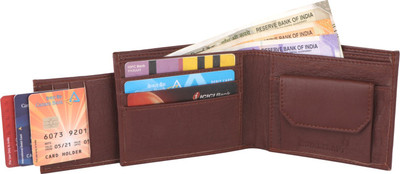 gustave Men Maroon Artificial Leather Wallet(6 Card Slots)