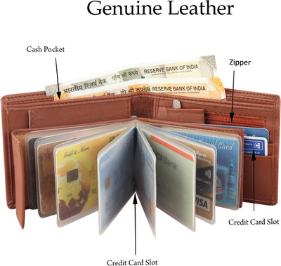 MegaValue Men Wallet(10 Card Slots)