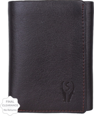 SAMTROH Men Brown Artificial Leather Wallet(8 Card Slots)