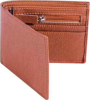 PATHROVER Men Casual Beige Artificial Leather Wallet(10 Card Slots)