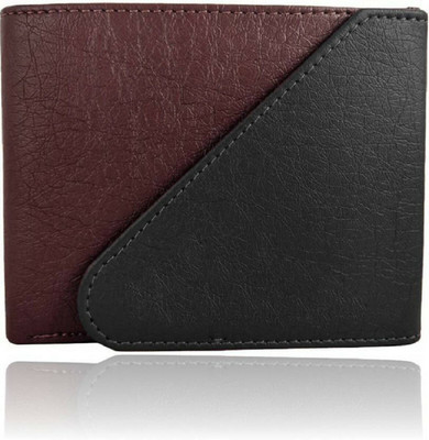 DENNY BLACQ Men Brown Artificial Leather Wallet(5 Card Slots)