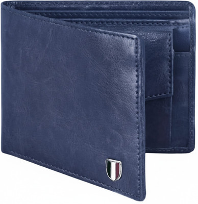 Fabacle Men Trendy Blue Artificial Leather Wallet(5 Card Slots)