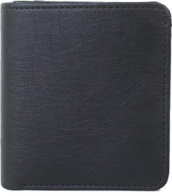 TPM Men Black Artificial Leather Wallet(4 Card Slots)