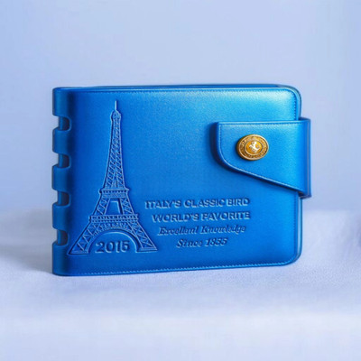 ZEPH Enterprises Men Casual Blue Artificial Leather Wallet(5 Card Slots)