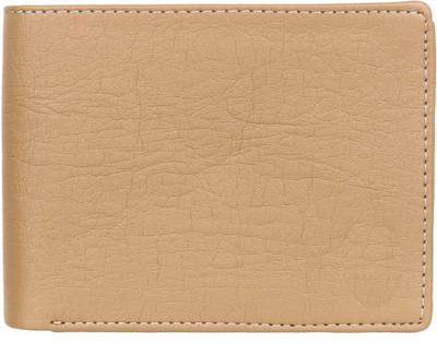 WALLETIN Men Casual Beige Artificial Leather Wallet(10 Card Slots)