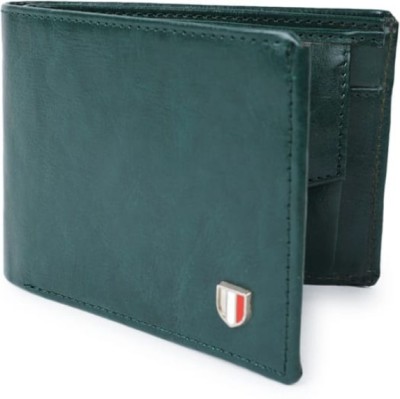 Ruhi Men Casual, Travel, Formal Green Artificial Leather Wallet(3 Card Slots)