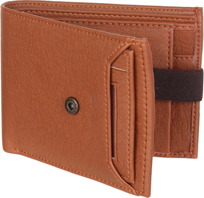 WALLETIN Men Tan Artificial Leather Wallet(8 Card Slots)