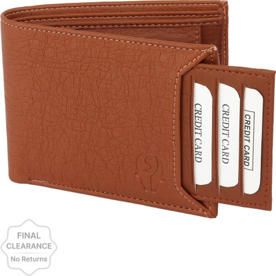 SAMTROH Men Tan Artificial Leather Wallet(5 Card Slots)